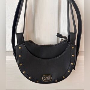 Frye and Co Black Leather Crossbody Bag- Blake Style